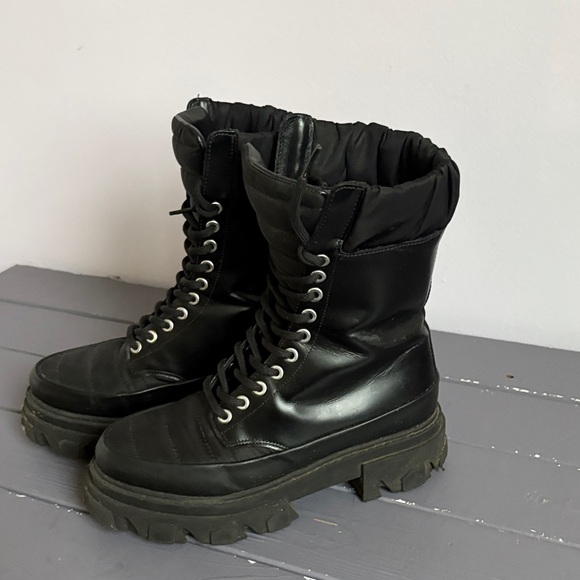 Ganni lace up Boots - Picture 4 of 7